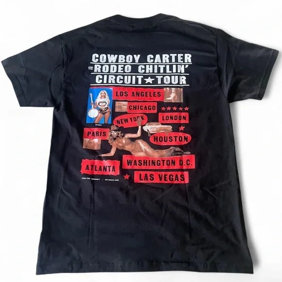 NWOT Beyoncé Cowboy Carter Tour Shirt – Size M - Picture 5 of 7